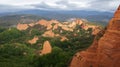 View of las Medulas in Spain