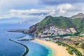 Las Teresitas beach and San Andres village, Tenerife, Canary Islands, Spain Royalty Free Stock Photo