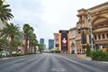 View on Las Vegas Boulevard - The Strip Royalty Free Stock Photo