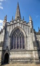 The view of the north transept of Cathedral Church of St Peter and St Paul. Sheffield. England