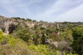 View of the Latomia del Paradiso in Syracuse Royalty Free Stock Photo