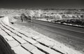 View from the Laughlin, Nevada pedestrian overpass