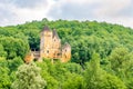 View at the Laussel Castle located between Sarlat and Les Eyzies - France