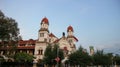 view of the Lawang Sewu building which is one of the landmarks in the city of Semarang