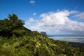 View on Le Morne Mauritius from Plaine Champagne