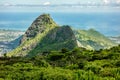 View from Le Pouce mountain in central Mauritius Royalty Free Stock Photo