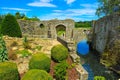 View of Leeds Castle grounds United Kingdom Royalty Free Stock Photo