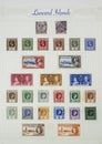 Wonderful Leeward Islands postage stamps