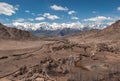 View of Leh city, the capital of Ladakh, Northern India.