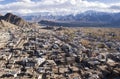 View of Leh city, the capital of Ladakh, Northern India.