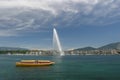 View on the Leman in Geneva Royalty Free Stock Photo