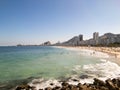 View of Leme beach and Copacabana in Rio de Janeiro Brazil Royalty Free Stock Photo