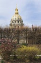 View of Les Invalides in Paris Royalty Free Stock Photo