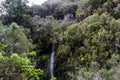 Madeira Mountains and waterfall