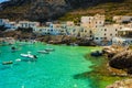 A view of Levanzo Island, Sicily Royalty Free Stock Photo