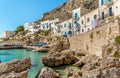 View of Levanzo Island, is the smallest of the three Aegadian islands in the Mediterranean sea of Sicily, Italy Royalty Free Stock Photo
