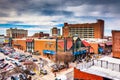 View of Lexington Market from a parking garage in Baltimore, Mar