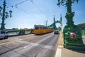 View of Liberty Bridge over Danube, Budapest Royalty Free Stock Photo