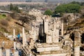 View of The Library of Celsus in Ephesus, Turkey, a magnificent and iconic structure