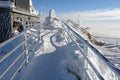 View on the lift-station Lomnicky Stit.