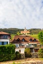 View of Ligerz town in canton of Bern, Switzerland Royalty Free Stock Photo