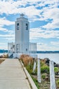 Lighthouse At Brown\'s Point 7 Royalty Free Stock Photo