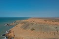 View from the lighthouse at Cabo de la vela, La guajira, Colombia Royalty Free Stock Photo