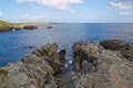 A view of Lighthouse Cove, Cape Breton, Nova Scotia, Canada Royalty Free Stock Photo