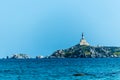 Lighthouse on Island of Cabbages, Cagliari, Sardinia, Italy