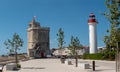 View of the lighthouse of La Rochelle in France