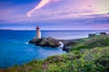 View of the lighthouse Phare du Petit Minou in Plouzane, Fort du