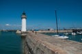 Lighthouse in port Hallegen in Quiberon - britain - France