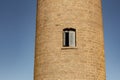 View of lighthouse window, Mahabalipuram, Tamil Nadu, India. Mahabalipuram is a town near Chennai famous for rock monuments and is