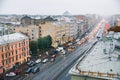 View on the Ligovsky prospect in Saint Petersburg