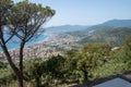 View of the Ligurian Ponente coast