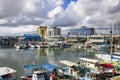 View of Limassol Old Port in winter, Cyprus