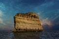 Hree Castles beach in Portimao, District Faro, Algarve, Southern Portugal. Landscape, region