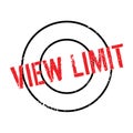 View Limit rubber stamp