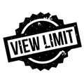 View Limit rubber stamp