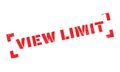 View Limit rubber stamp