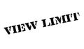 View Limit rubber stamp