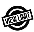 View Limit rubber stamp