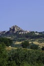View of Limosano, old village in Campobasso province, Molise Royalty Free Stock Photo