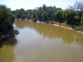 LIMPOPO RIVER ON NORTHERN BORDER OF SOUTH AFRICA