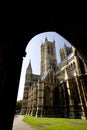 A view of Lincoln Cathedral from the south porch, Lincoln, Lincolnshire, United Kingdom - August 2009