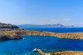 View of Lindos Bay, Rhodes