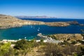 View at Lindou Bay from Lindos