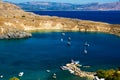 View at Lindou Bay from Lindos