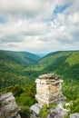 View from Lindy Point, at Blackwater Falls State Park near Davis, West Virginia Royalty Free Stock Photo