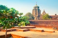 View of Lingaraj Temple in Bhubaneswar